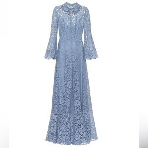 Valentino light blue lace gown